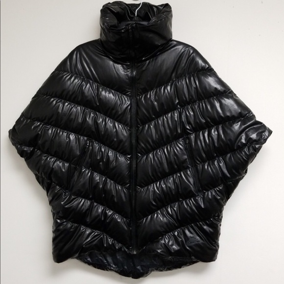 puffer cape jacket